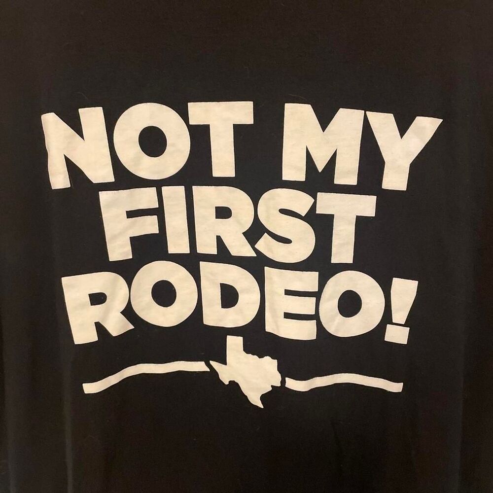 Unbranded Men's Black and Navy T-shirt